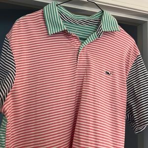 Party Vintage Color Block Vineyard Vines Polo